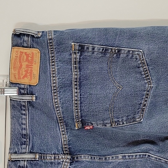 Levi's 505 Men's Jeans 46 44x32 - Picture 4 of 10